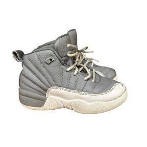 Nike Air Jordan 12 Retro Stealth GS 2022 Youth Size 12C Sneakers 151186-015